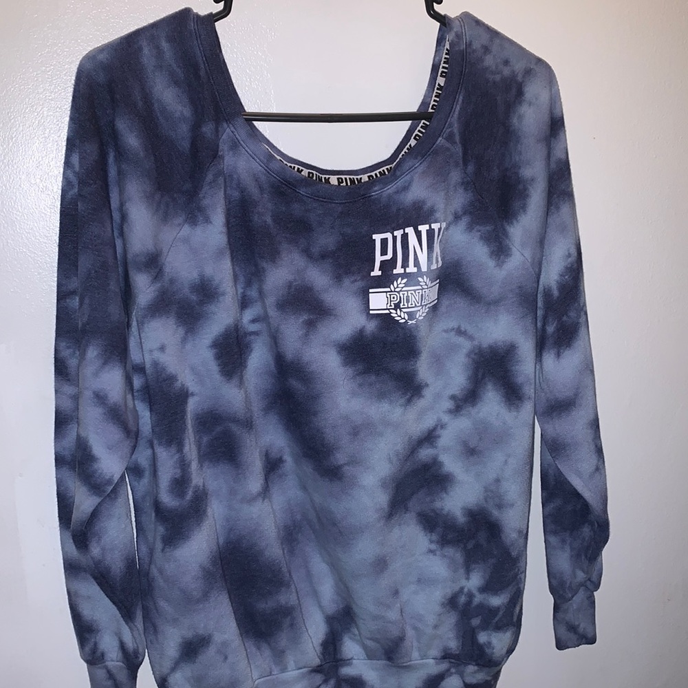 PINK Scoop Neck Crewneck